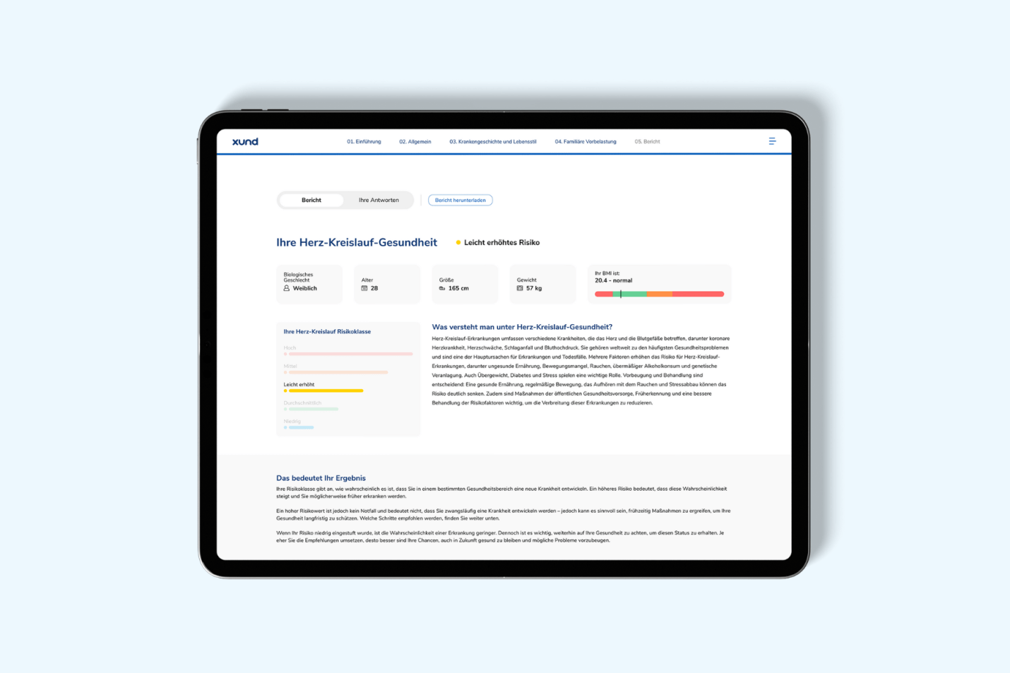 Health Check Bericht