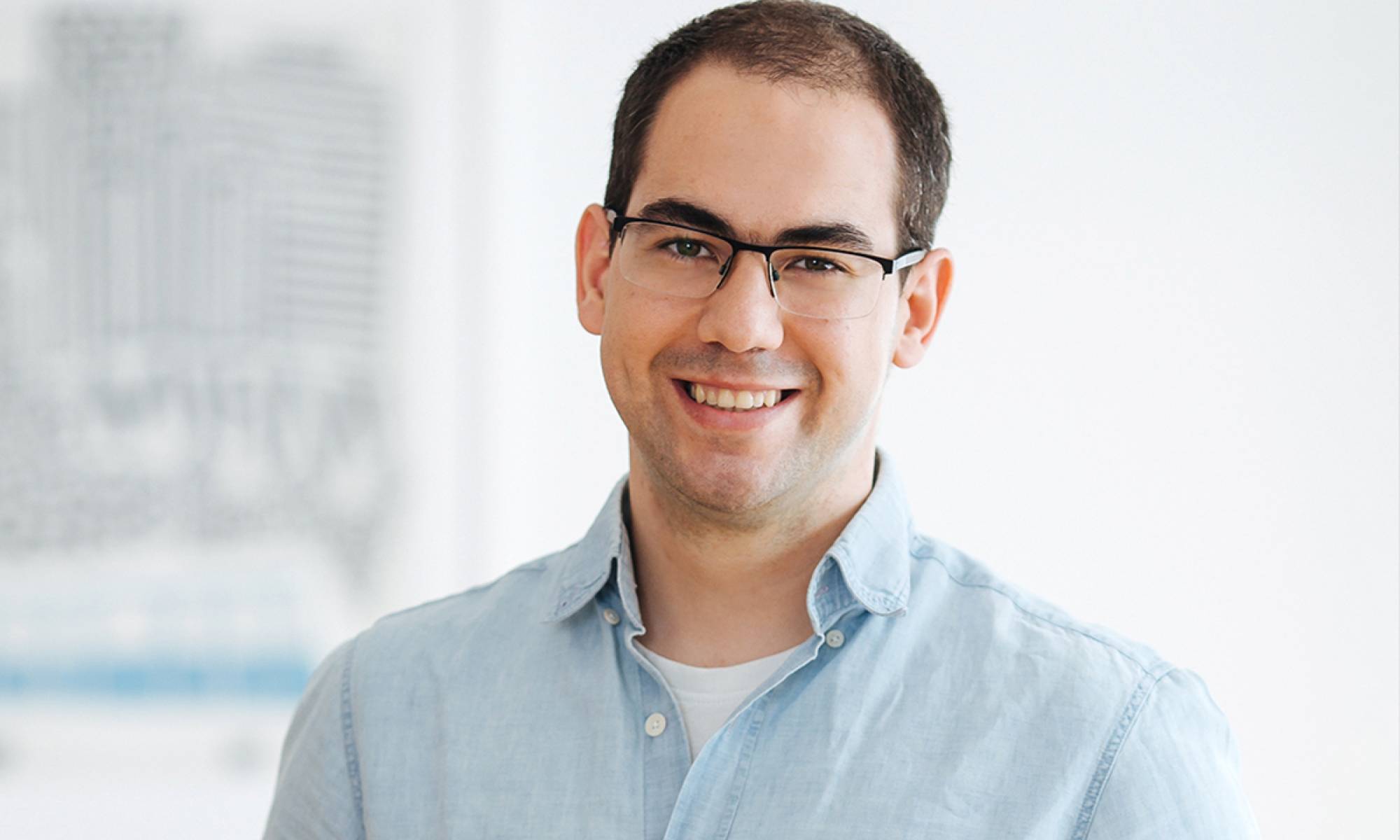 Medical Team Lead Andras Barta at XUND's Vienna Office Medical Team Lead Andras Barta at XUND's Vienna Office